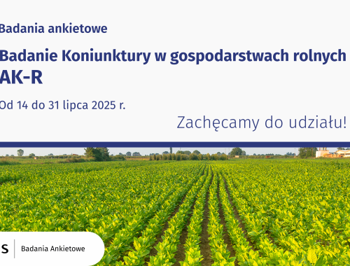 Badanie Koniunktury w Gospodarstwach Rolnych (AK-R)