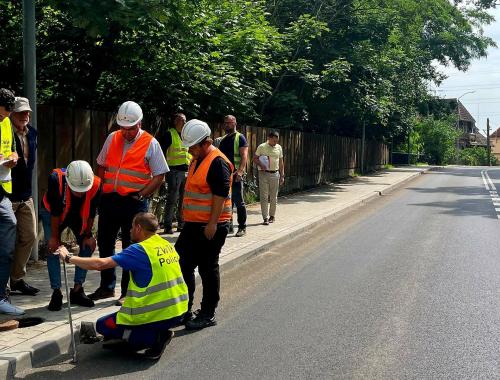 Rozpoczął się odbiór techniczny inwestycji na ul. Cisowej i Nadbrzeżnej w Mścięcinie