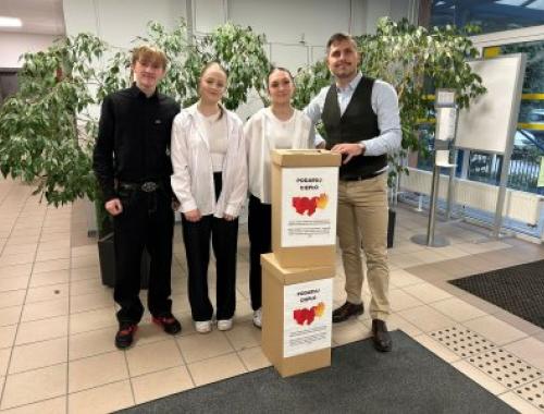 Podaruk ciepło akcja Młodzieżowej Rady Powiatu Polickiego