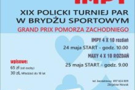 XIX Policki Turniej Par w Brydżu Sportowym Grand Prix Pomorza Zachodniego