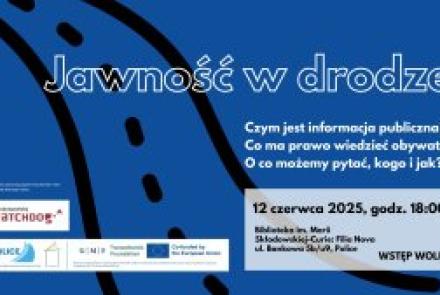 Jawność w drodze – spotkanie w Policach już 12 czerwca!